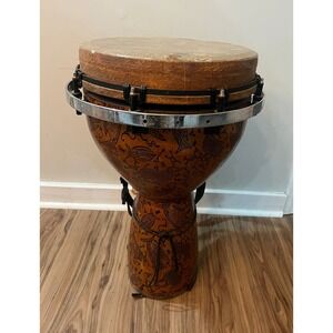 Remo Signature Djembe Drum Leon Mobley Fiberskyn 3 Reno Drum Mondo Mo-Fa Head